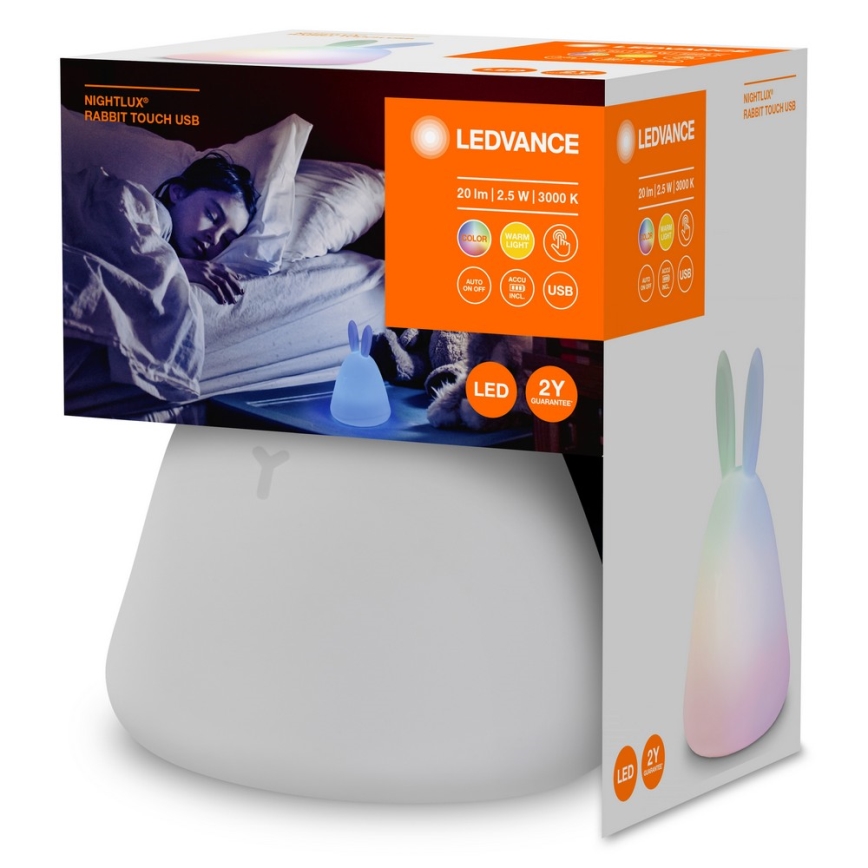 Ledvance - LED-Touch-Nachtlicht für Kinder TOUCH LED/2,5W/5V
