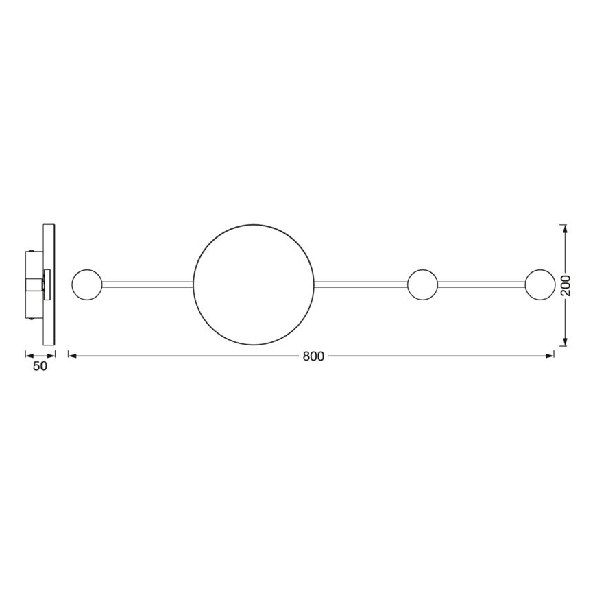Ledvance - LED-Wandleuchte DECOR WOOD LED/6W/230V