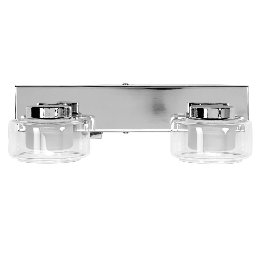 Ledvance - LED-Wandleuchte für Badezimmer ORBIS FLAME 2xLED/5,5W/230V 3000/4000K IP44 Chrom