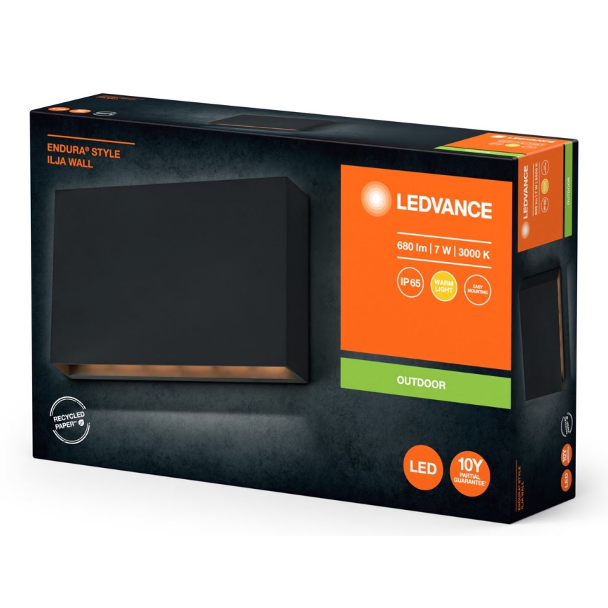 Ledvance - LED-Wandleuchte für den Außenbereich ENDURA STYLE ILJA LED/7W/230V IP65