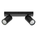 Ledvance - LED-Wandspot OCTAGON 2xGU10/3,4W/230V 2700K schwarz