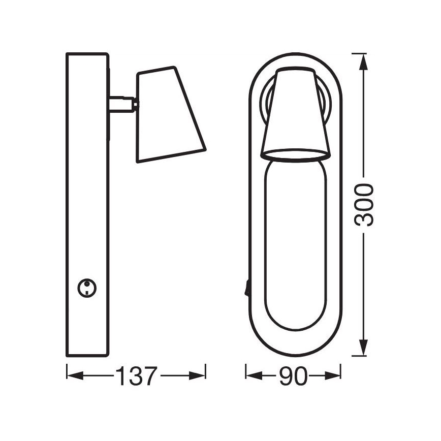Ledvance - LED-Wandstrahler DECOR NEPTUNE LED/13W/230V