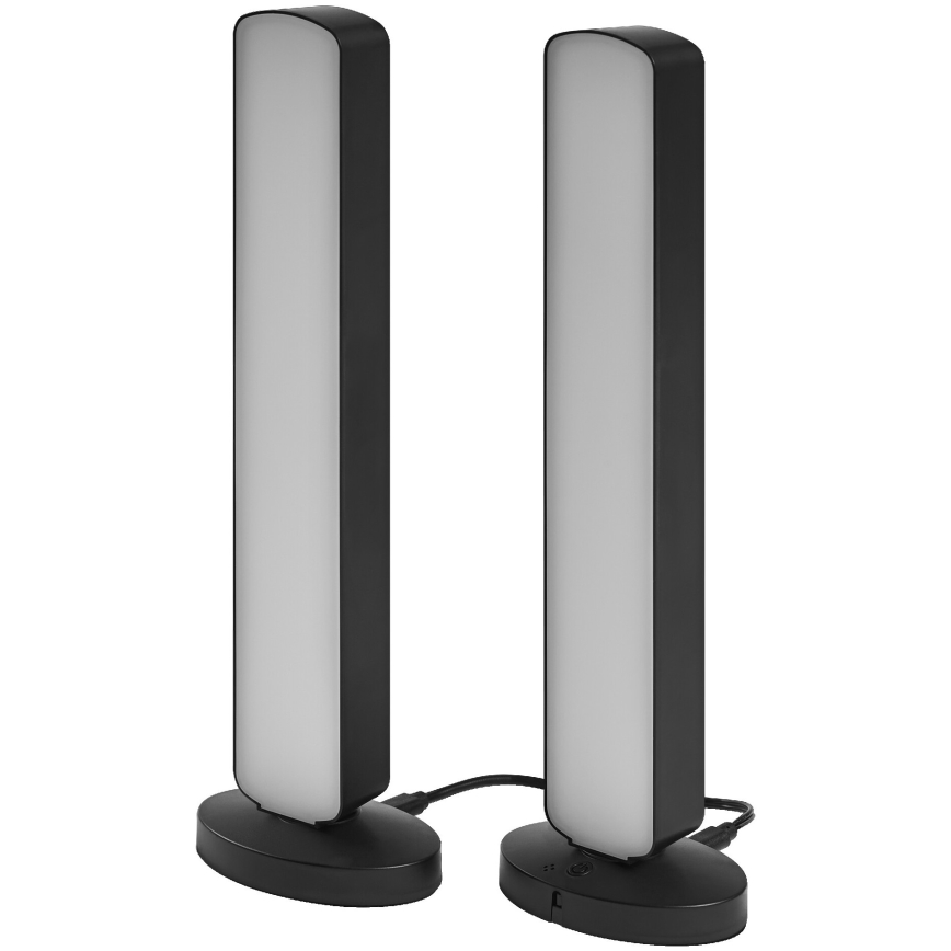 Ledvance - LOT 2x LED RGBW Lampe de table à intensité variable MOOD LIGHT LED/4W/230V Wi-Fi + télécommande