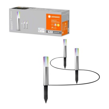 Ledvance - LOT 3x Kit d'extension de lampe extérieur RGBW SMART+ MINI 3xLED/3,1W/230V IP65 Wi-Fi