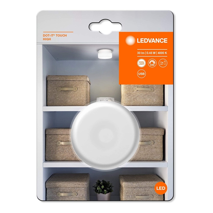 Ledvance - Luce di orientamento a LED dimmerabile DOT-IT LED/0,45W/5V