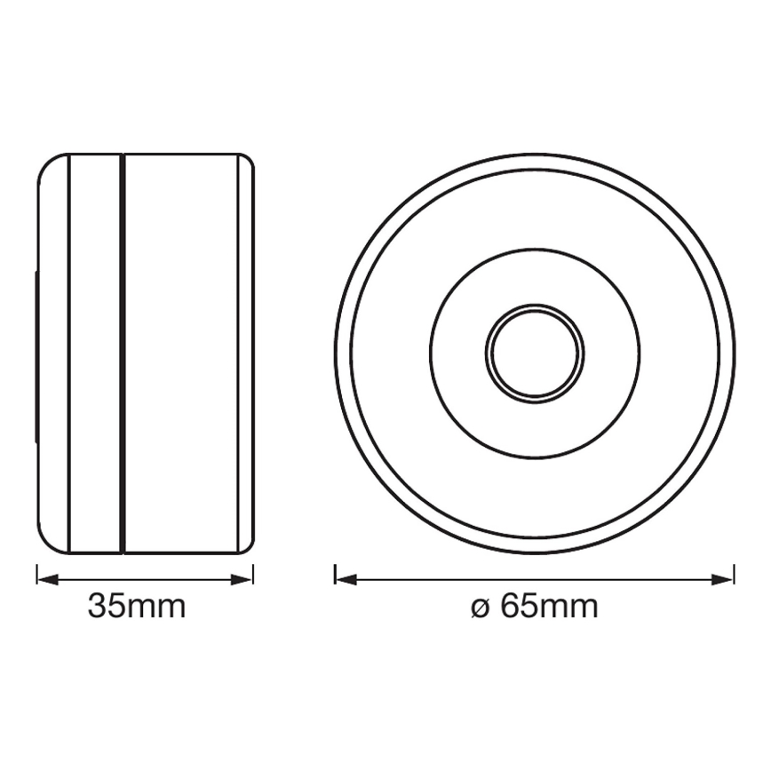 Ledvance - Luce di orientamento a LED dimmerabile DOT-IT LED/0,45W/5V