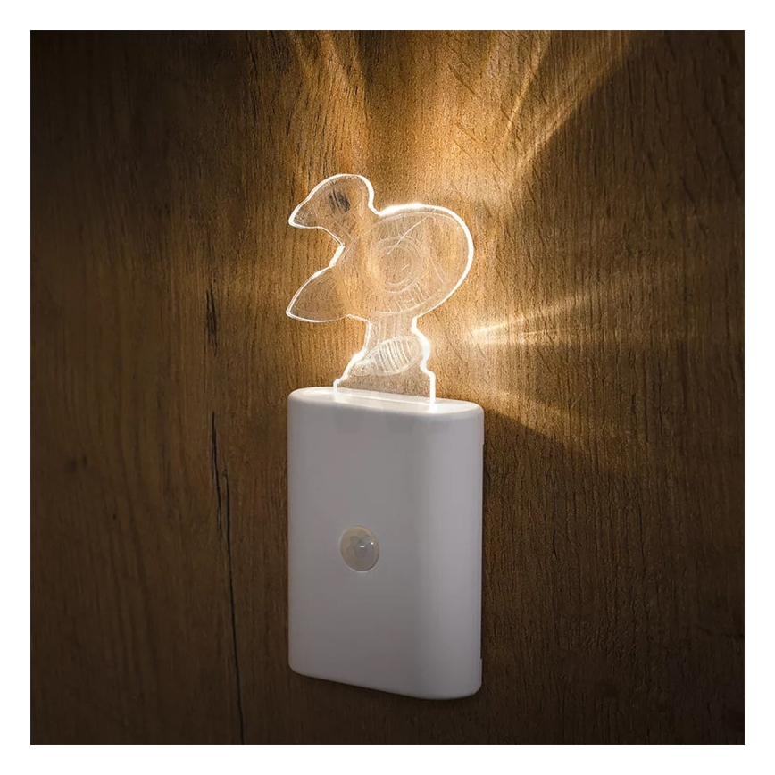 Ledvance - Luce di orientamento per bambini con sensore NIGHTLUX LED/0,2W/4,5V