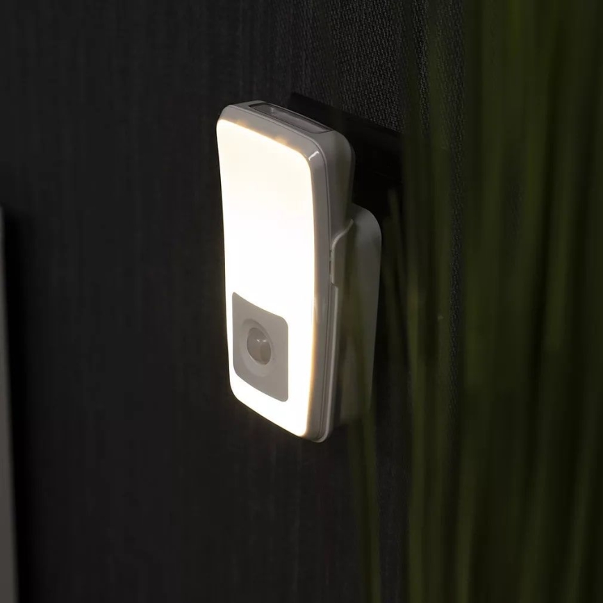 Ledvance - Lumière d'orientation LED avec détecteur LUNETTA LED/2W/230V