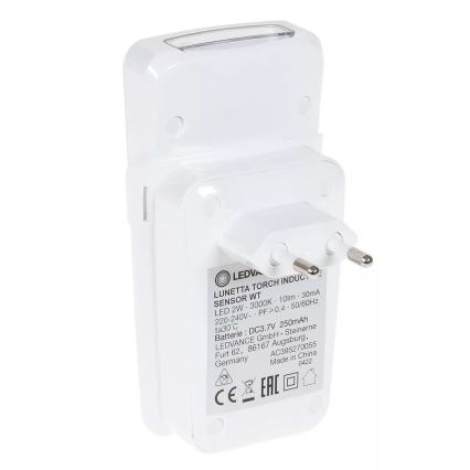 Ledvance - Lumière d'orientation LED avec détecteur LUNETTA LED/2W/230V