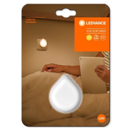 Ledvance - Lumière d'orientation sur prise à intensité variable LUNETTA LED/0,5W/230V