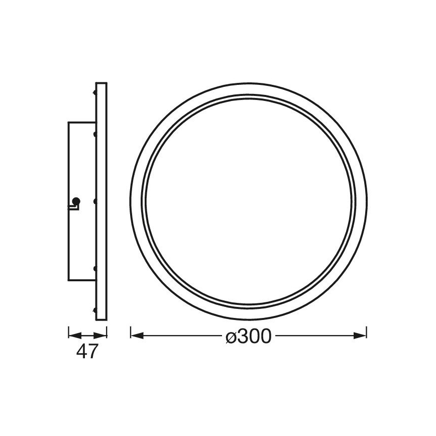 Ledvance - Luminaire de salle de bain SMART+ DISC LED/18W/230V 3000-6500K Wi-Fi IP44