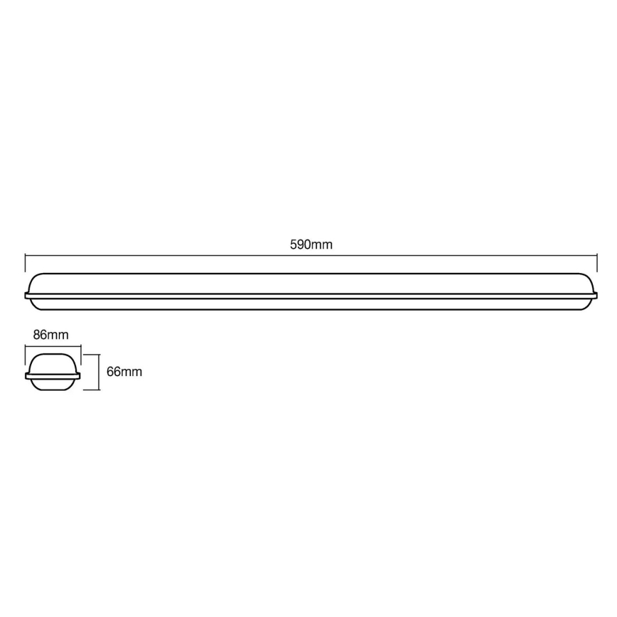 Ledvance - Luminaire industriel LED SUBMARINE LED/18W/230V IP65