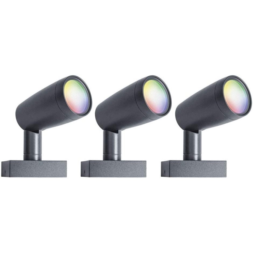 Ledvance - PACK 3x Lampe d'extérieur LED RGBW SMART+ SPOT 3xLED/4,5W/230V IP65 Wi-Fi