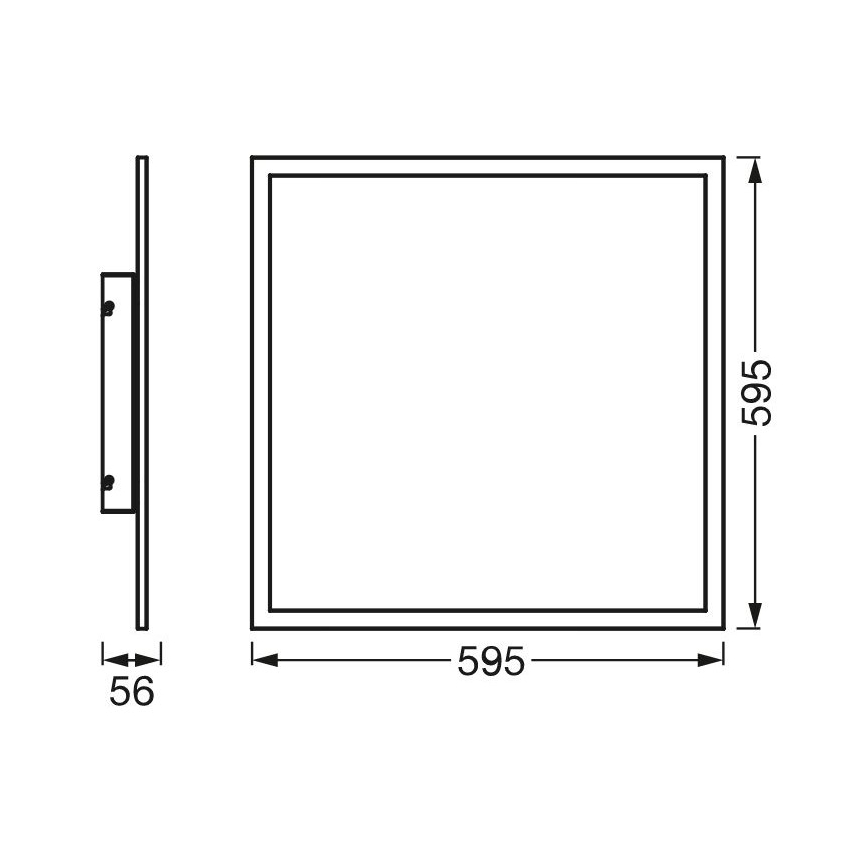 Ledvance - Panneau LED RGBW dimmable SMART+ PLANON LED/40W/230V 3000-6500K 60x60 cm Wi-Fi + télécommande