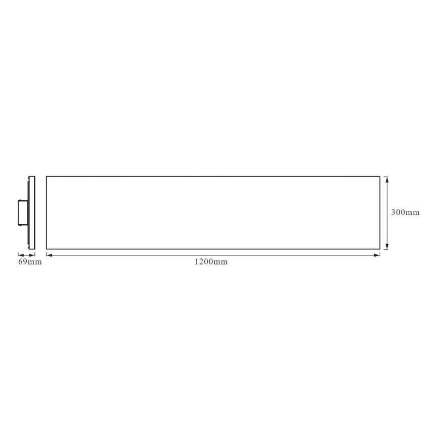 Ledvance - Panneau monté en surface FRAMELESS LED/40W/230V 3000K