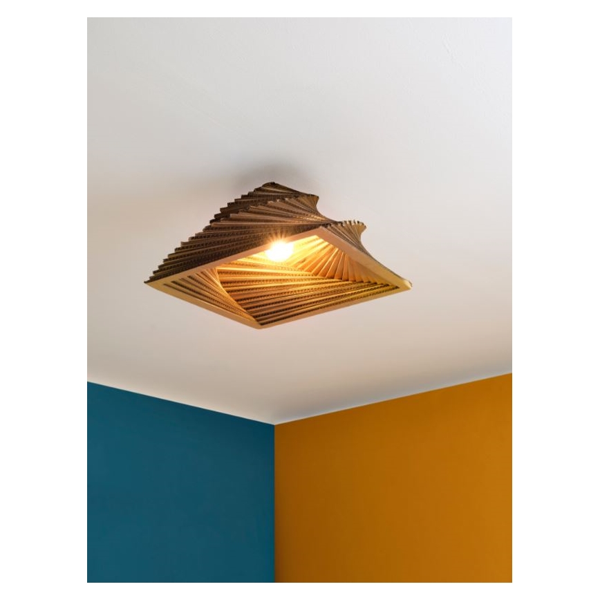 Ledvance - Plafoniera DECOR CARDBOARD 1xE27/15W/230V 40x40 cm