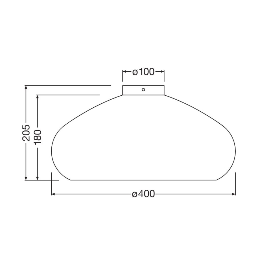 Ledvance - Plafoniera DECOR CARDBOARD 1xE27/15W/230V diametro 40 cm