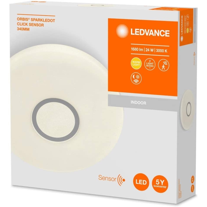 Ledvance - Plafoniera LED con sensore SPARKLEDOT LED/24W/230V
