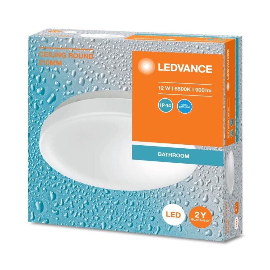 Ledvance - Plafoniera LED da bagno CEILING ROUND LED/12W/230V 6500K IP44