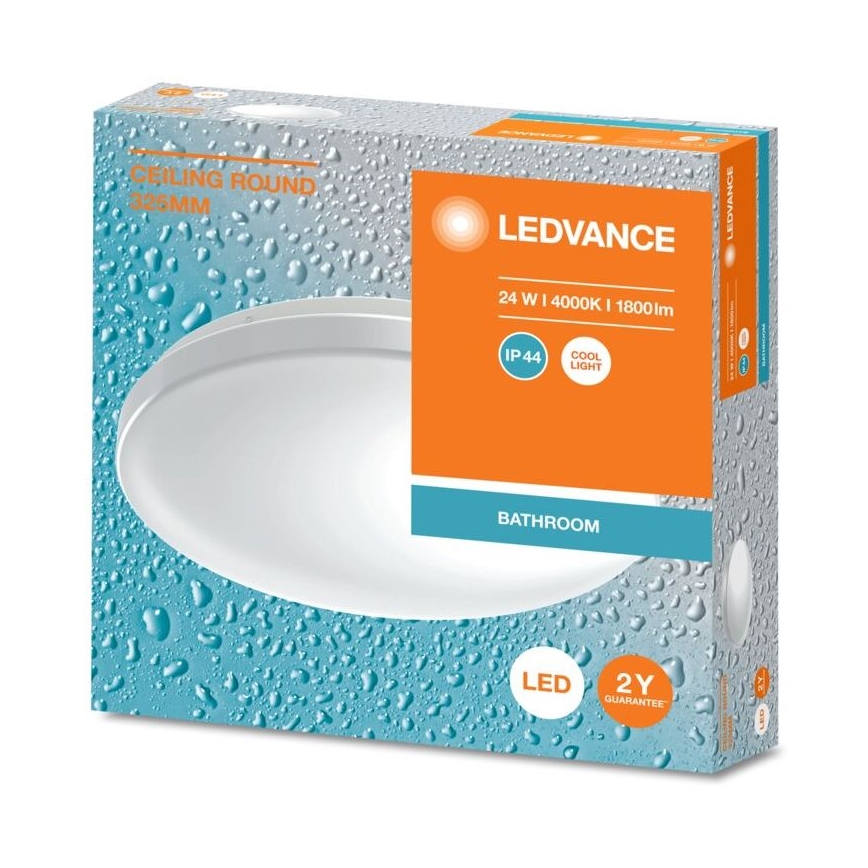 Ledvance - Plafoniera LED da bagno CEILING ROUND LED/24W/230V 4000K IP44