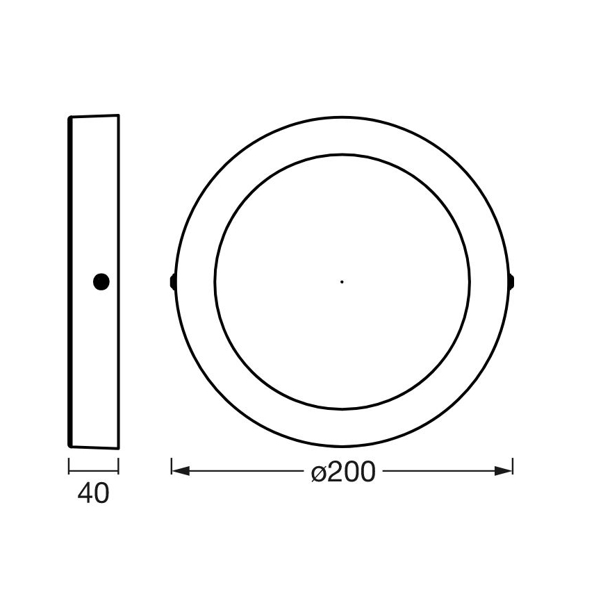 Ledvance - Plafoniera LED dimmerabile SMART+ ORBIS LED/12W/230V 3000-6500K Wi-Fi