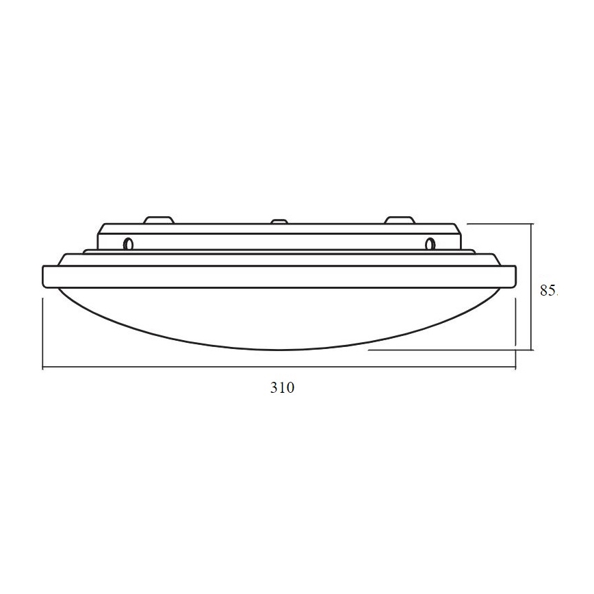Ledvance - Plafoniera LED dimmerabile ORBIS LED/17W/230V 2700-6500 + telecomando