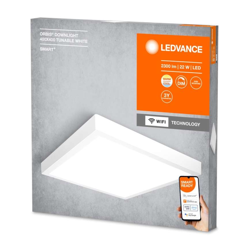 Ledvance - Plafoniera LED dimmerabile SMART+ DOWNLIGHT LED/22W/230V 3000-6500K Wi-Fi