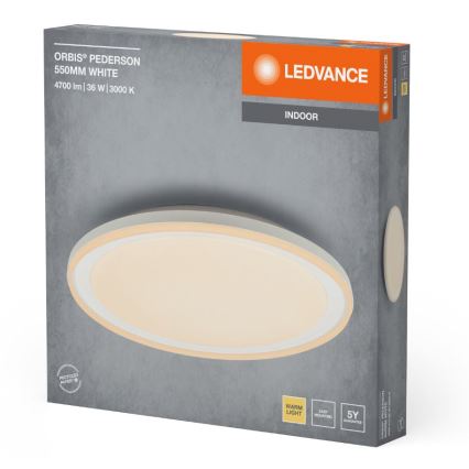 Ledvance - Plafoniera LED ORBIS PEDERSON LED/36W/230V diametro 55 cm bianco