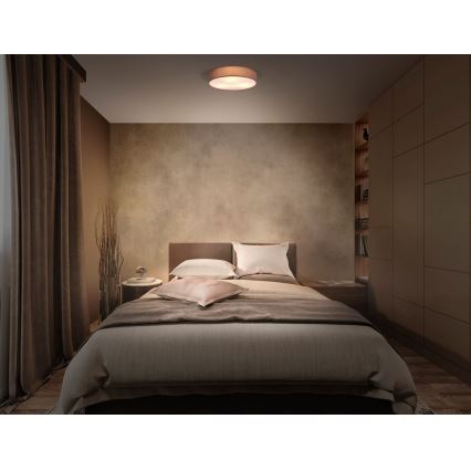 Ledvance - Plafoniera ORBIS PARIGI 1xE27/25W/230V marrone