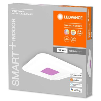 Ledvance - Plafonnier à intensité variable LED RGBW SMART+ ORBIS LED/32W/230V Wi-Fi