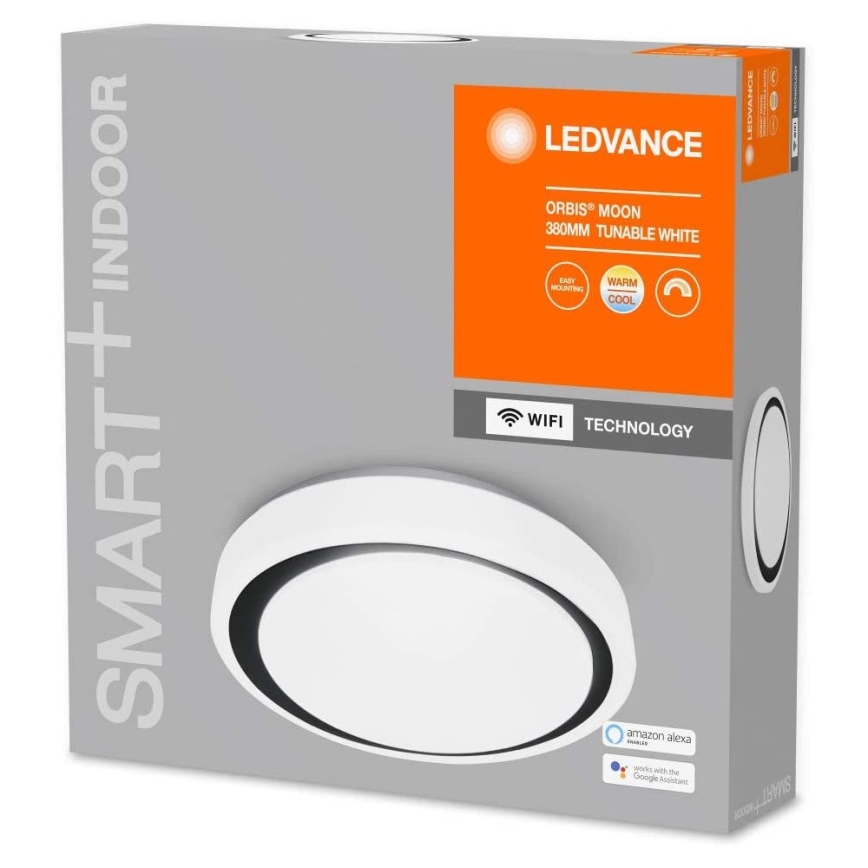 Ledvance - Plafonnier à intensité variable LED SMART+ MOON LED/24W/230V 3000K-6500K Wi-Fi