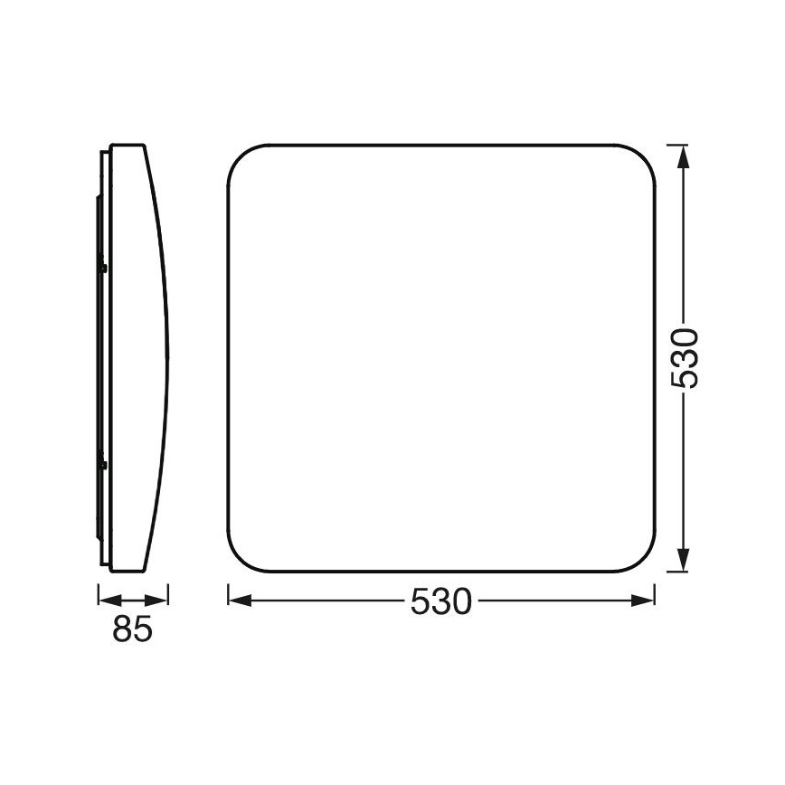 Ledvance - Plafonnier à intensité variable SMART+ CLEAM LED/42W/230V 3000-6500KWi-Fi