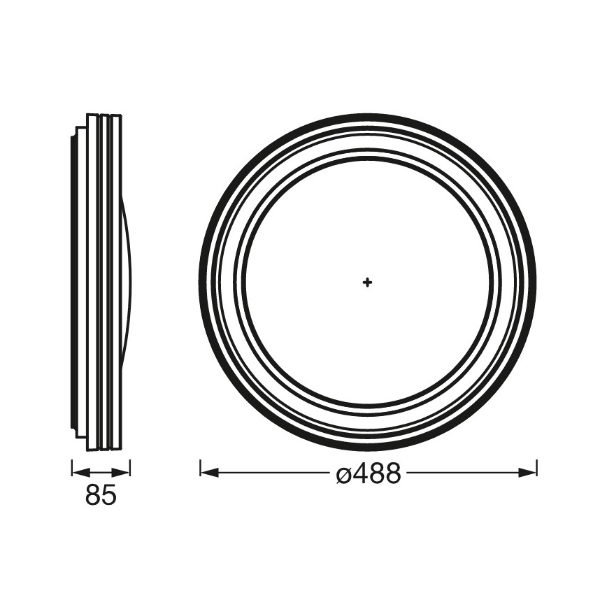 Ledvance - Plafonnier à intensité variable SMART+ ORBIS LED/30W/230V 3000-6500K Wi-Fi