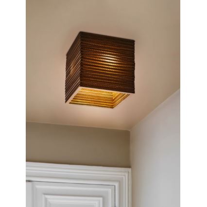 Ledvance - Plafonnier DECOR CARDBOARD 1xE27/15W/230V 25x25 cm