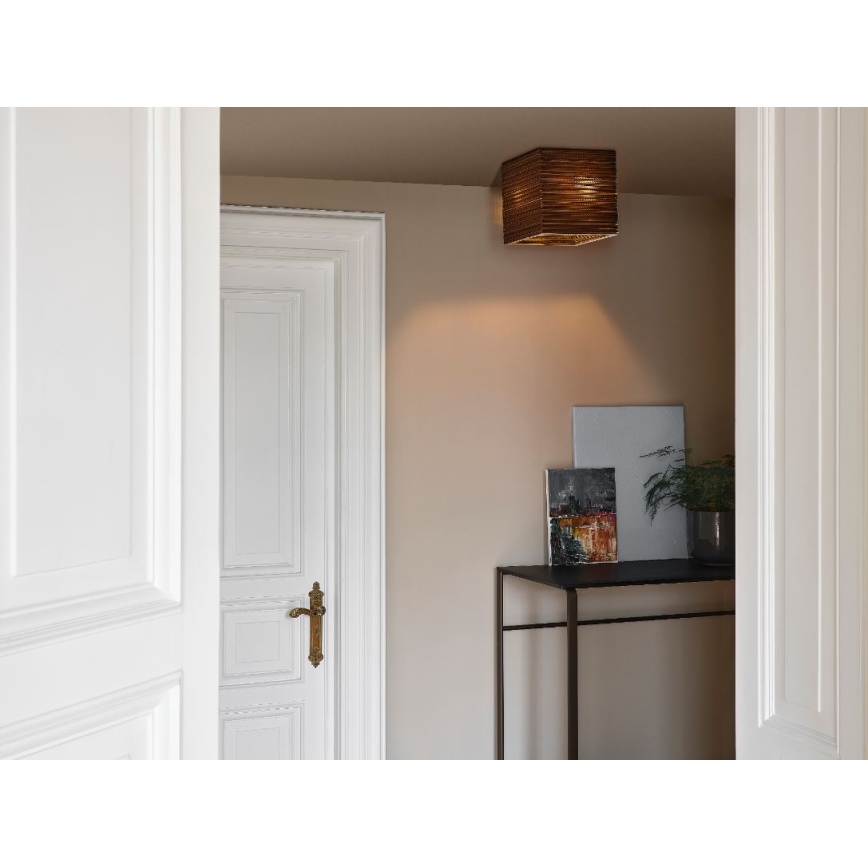 Ledvance - Plafonnier DECOR CARDBOARD 1xE27/15W/230V 25x25 cm