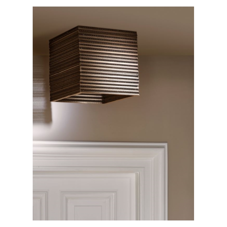 Ledvance - Plafonnier DECOR CARDBOARD 1xE27/15W/230V 25x25 cm