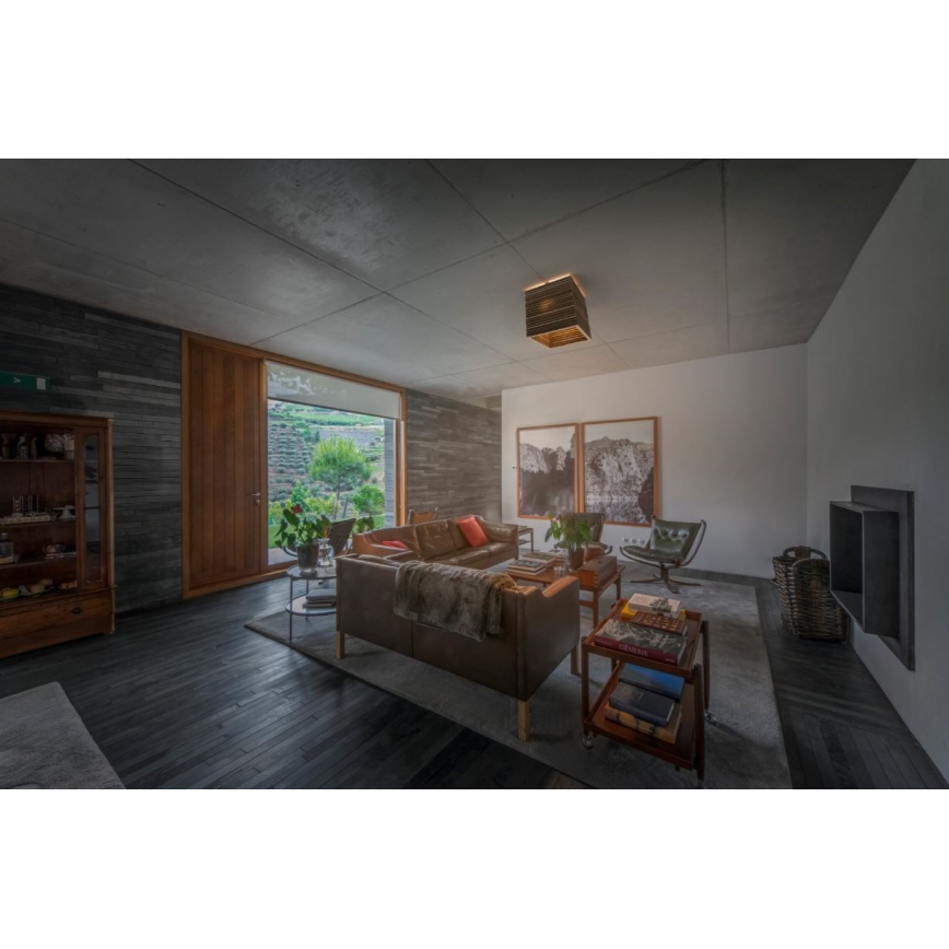 Ledvance - Plafonnier DECOR CARDBOARD 1xE27/15W/230V 25x25 cm