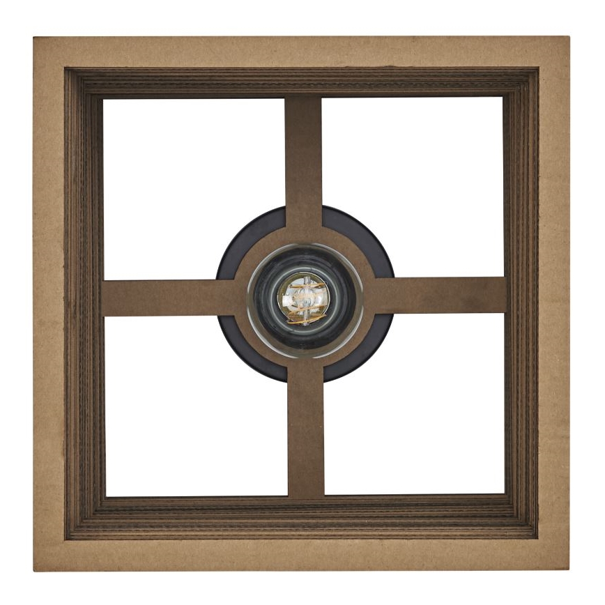 Ledvance - Plafonnier DECOR CARDBOARD 1xE27/15W/230V 25x25 cm