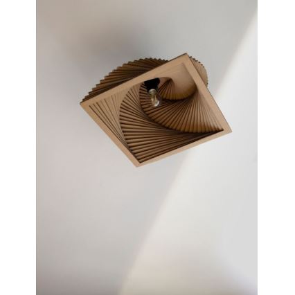 Ledvance - Plafonnier DECOR CARDBOARD 1xE27/15W/230V 40x40 cm