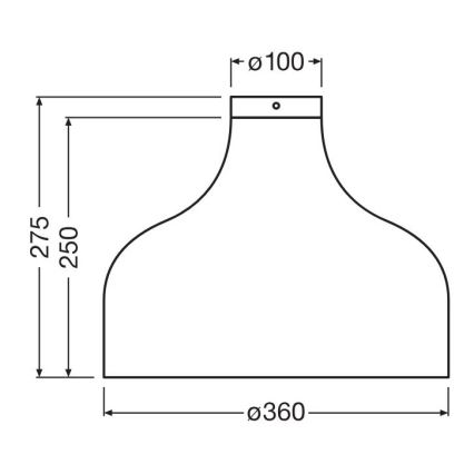 Ledvance - Plafonnier DECOR CARDBOARD 1xE27/15W/230V d. 36 cm