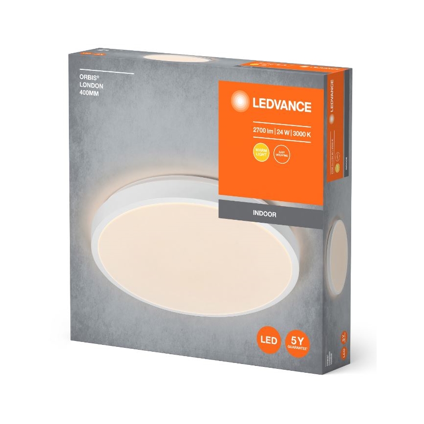 Ledvance - Plafonnier ORBIS LONDON LED/24W/230V blanc