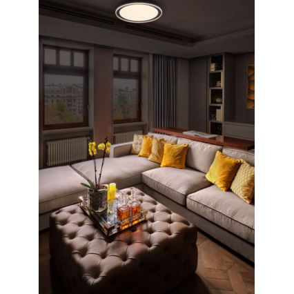 Ledvance - Plafonnier ORBIS PEDERSON LED/24W/230V d. 45 cm noir