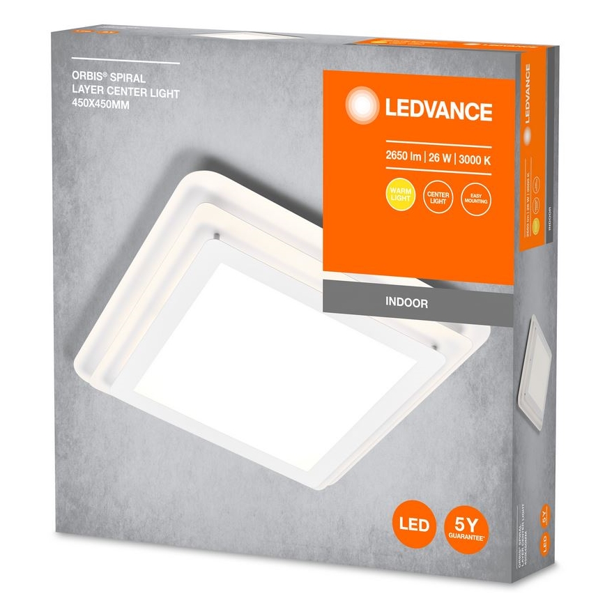 Ledvance - Plafonnier ORBIS SPIRAL LED/26W/230V