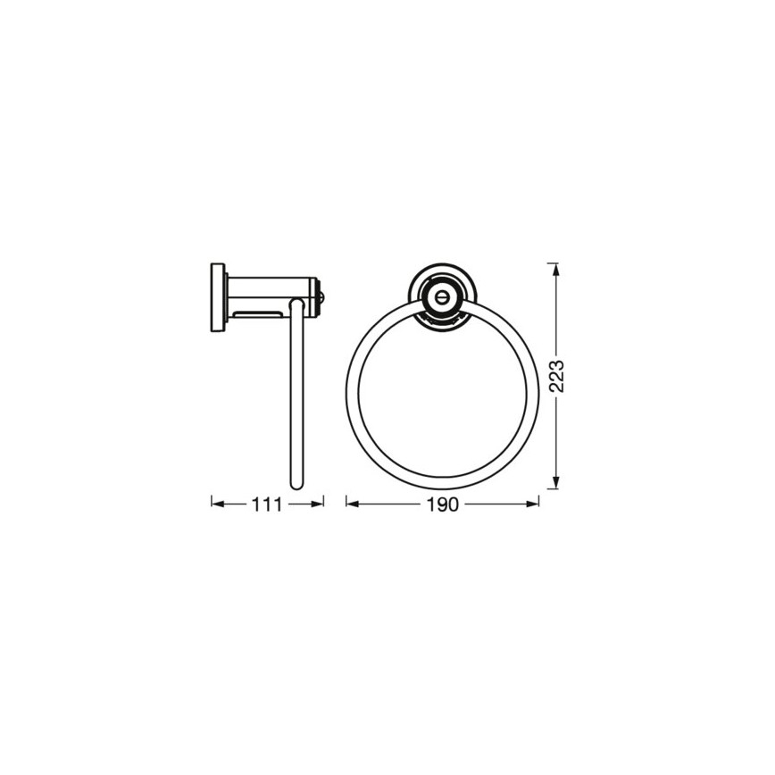 Ledvance - Porta asciugamani con retroilluminazione a LED