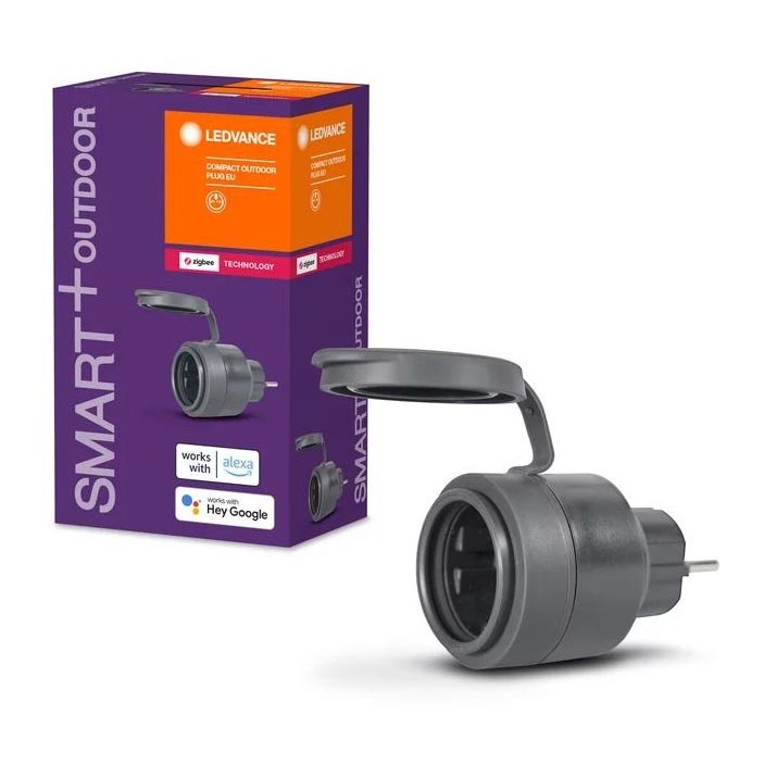 Ledvance - Prise connectée d'extérieur SMART+ PLUG 3680W IP44 SCHUKO