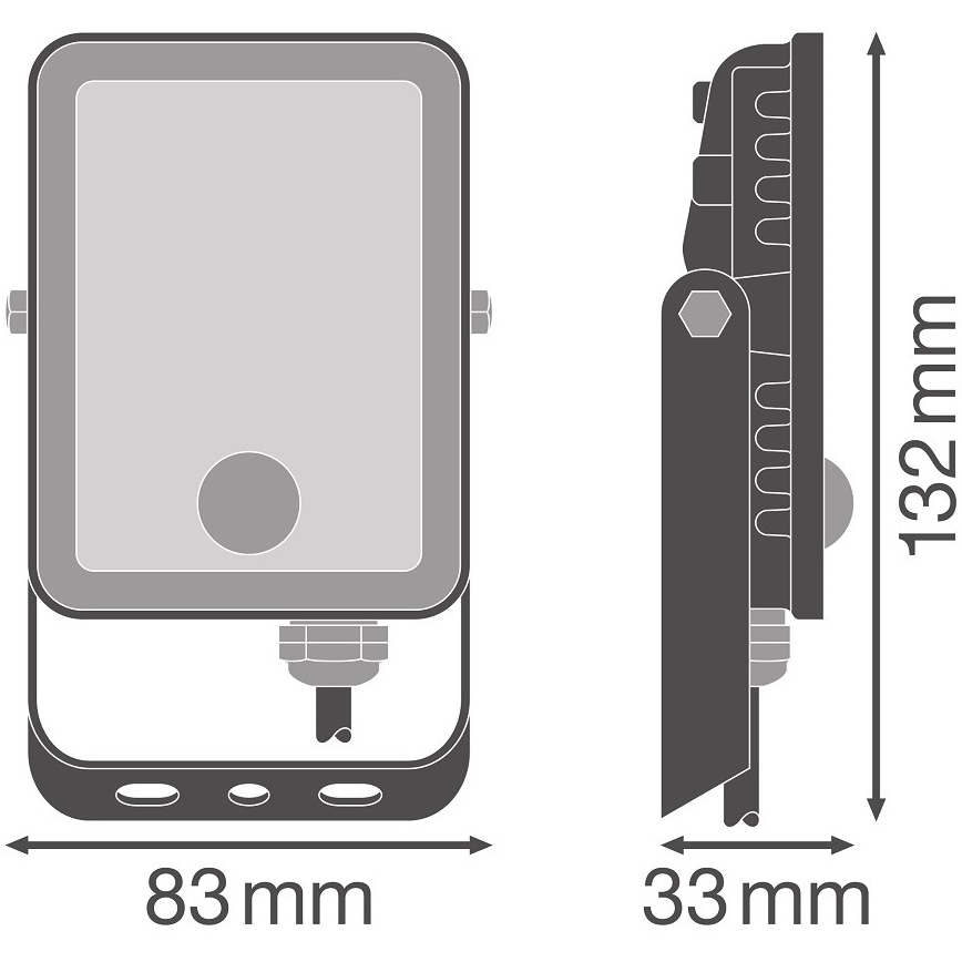Ledvance - Proiettore LED da esterno con sensore FLOODLIGHT LED/10W/230V 4000K IP65