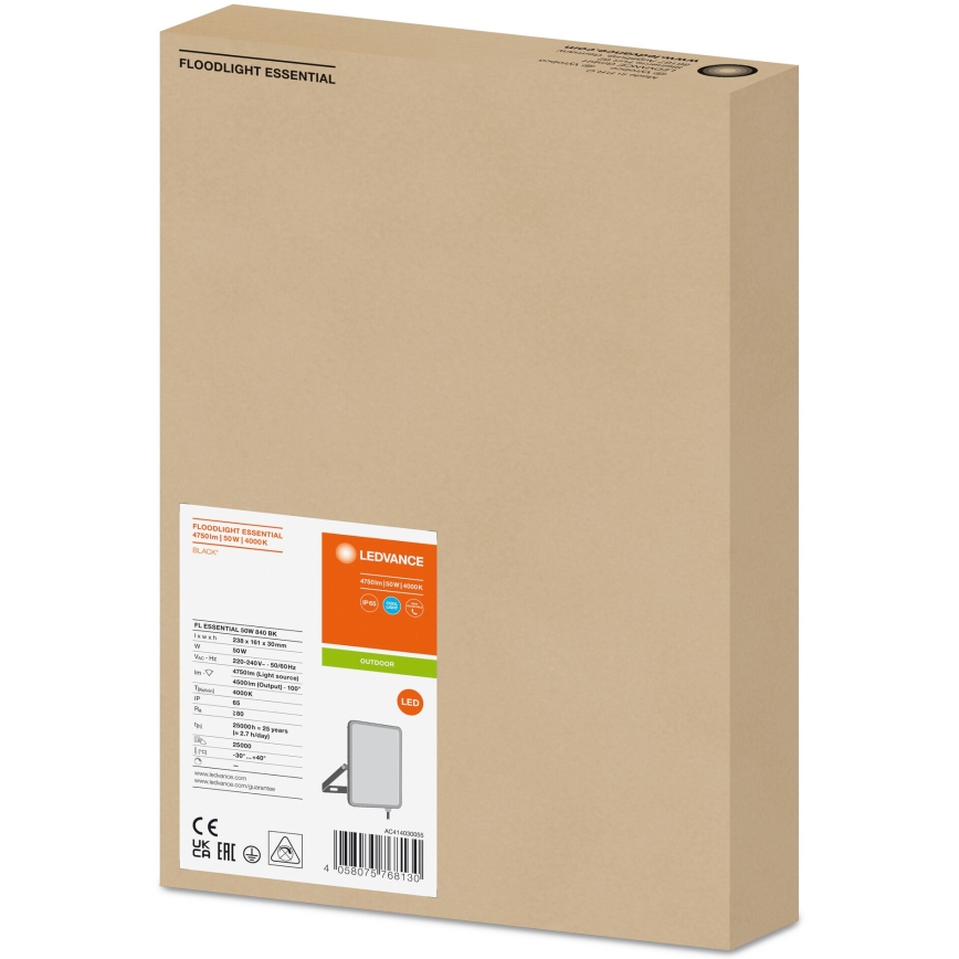Ledvance - Proiettore LED da parete per esterni FLOODLIGHT LED/50W/230V 4000K IP65