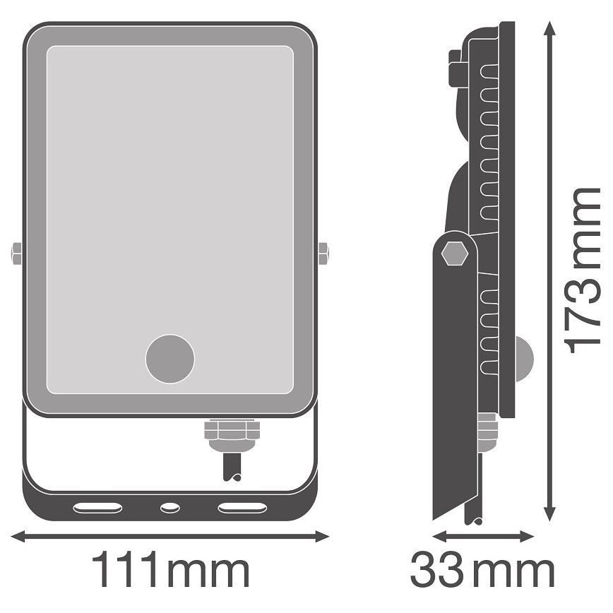 Ledvance - Projecteur d'extérieur LED avec détecteur FLOODLIGHT LED/20W/230V 6500K IP65