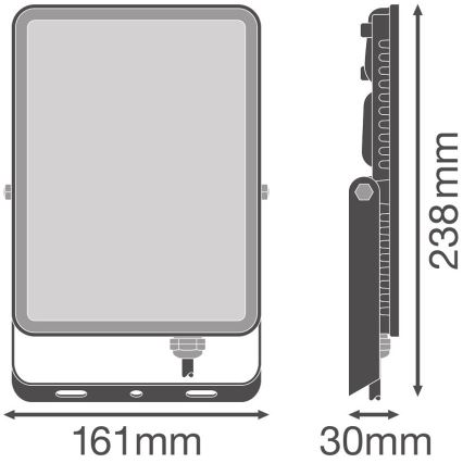 Ledvance - Projecteur d'extérieur LED FLOODLIGHT LED/50W/230V 4000K IP65