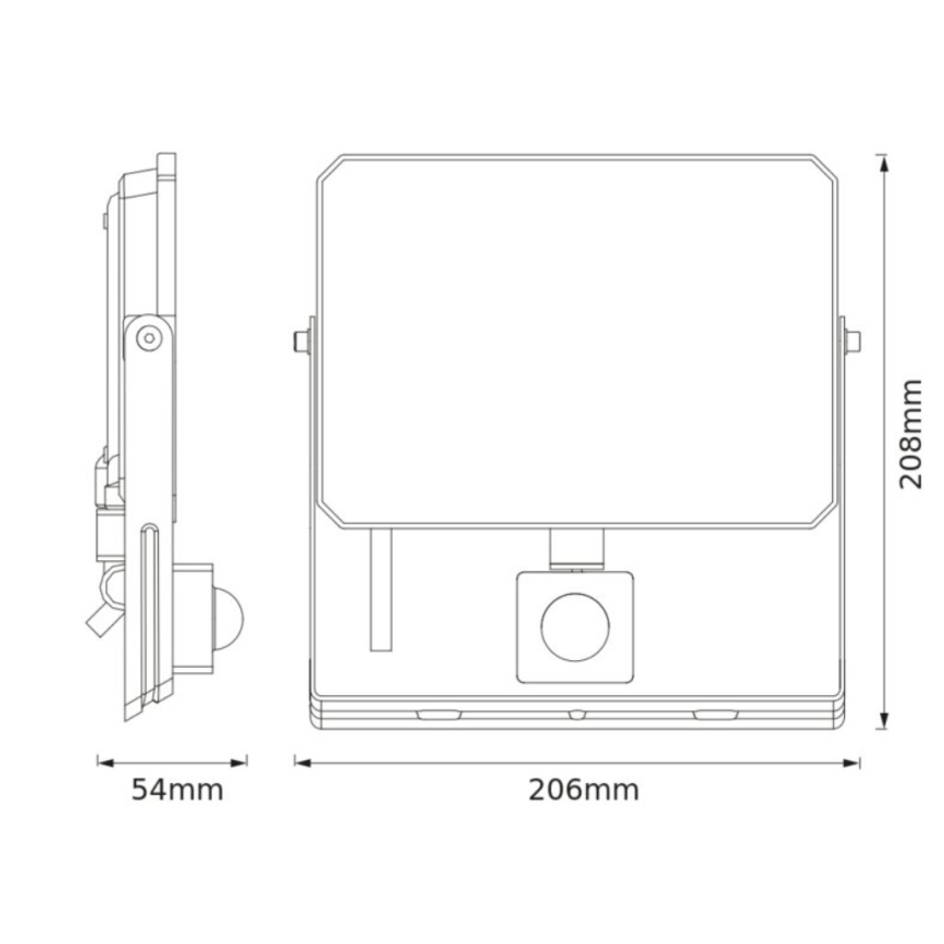 Ledvance - Projecteur LED avec détecteur de mouvement et capteur crépusculaire FLOODLIGHT LED/50W/230V 3000K IP65